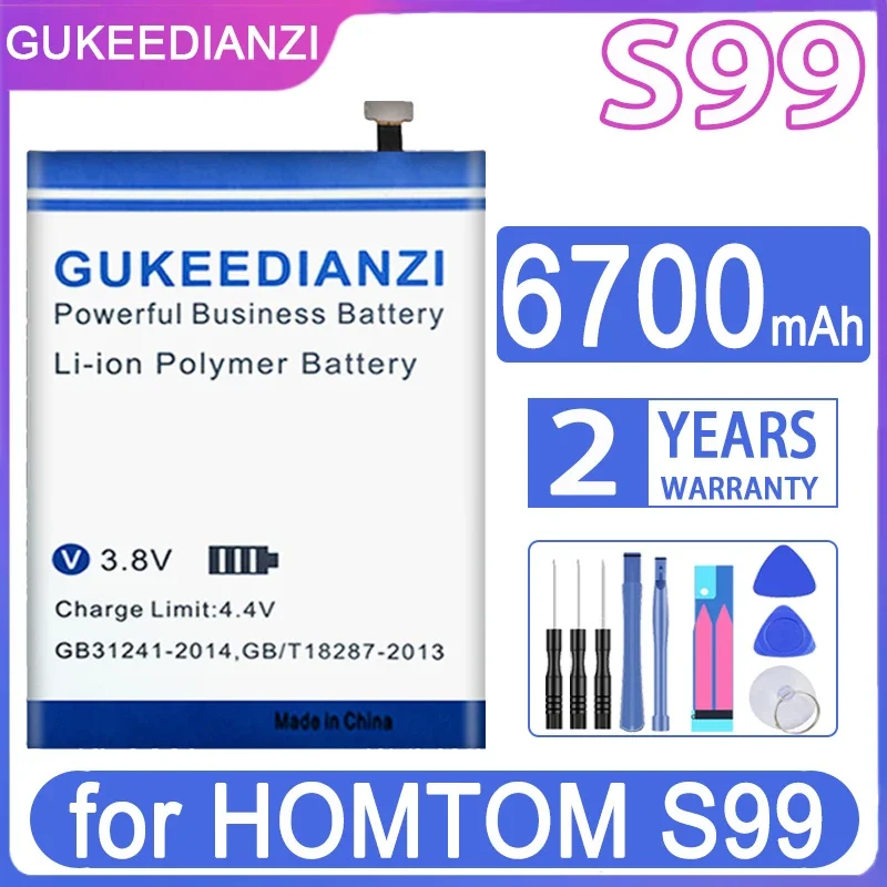 

Запасная батарея GUKEEDIANZI 6700mAh для фотографий 99