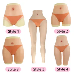 Yuerugou Silikon Realistis Vagina Celana Dalam Waria Tukar Pakaian Pukas Celana Transgender Palsu Buatan Pakaian Hip Penambah 10 penjualan terbaik vagina panty silikon - №
