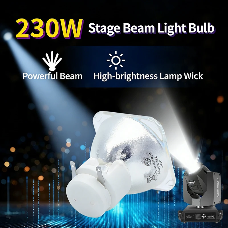 

High Quality 7R 230W P-VIP Moving Beam Lamp E20.8 100% New Compatible Beam Lamp Bulb for Professional Use