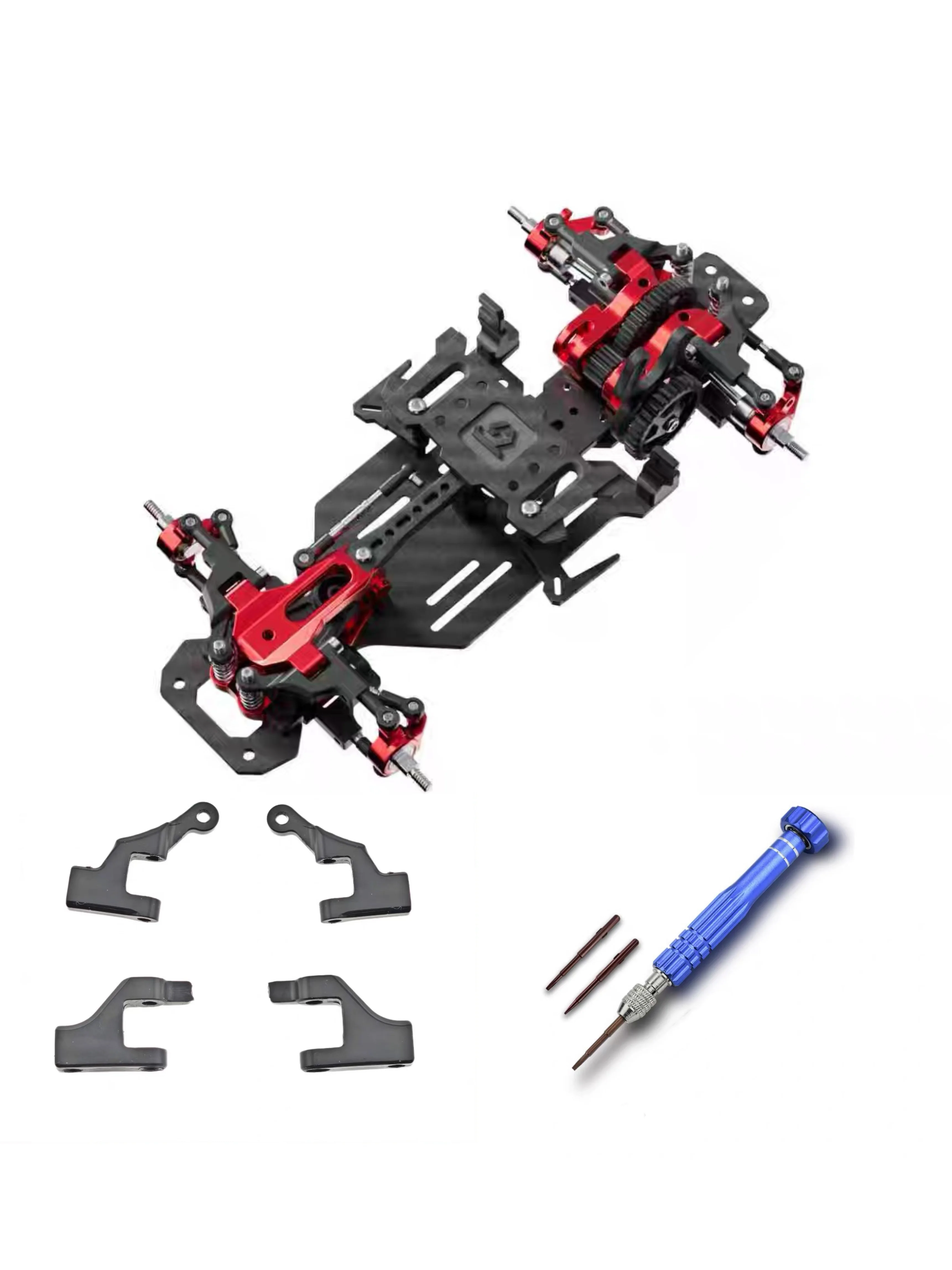 TG RACING RWD Achterwielaandrijving Drift Racing RC Auto Frame Chassis 1/24 1/28 Afstandsbediening Voertuig Schroevendraaiers en onderdelen