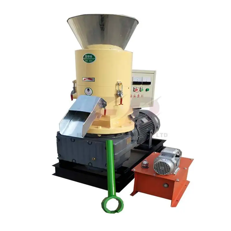 #Flat Die Wood Pellet Mill Wood Pellet Making Machine 220v/380v Animal Feed Pellet Machine