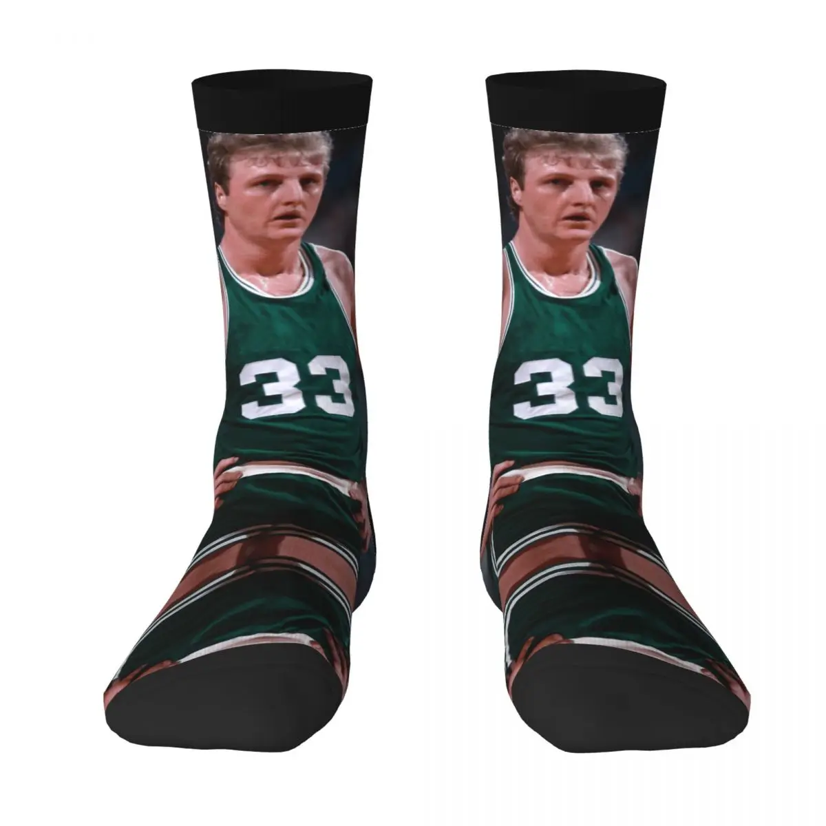 Larryss And Birdss 2023 Basketball Stars (12) Contrast color socks Knapsack Elastic Socks Funny Sarcastic Graphic Vintage