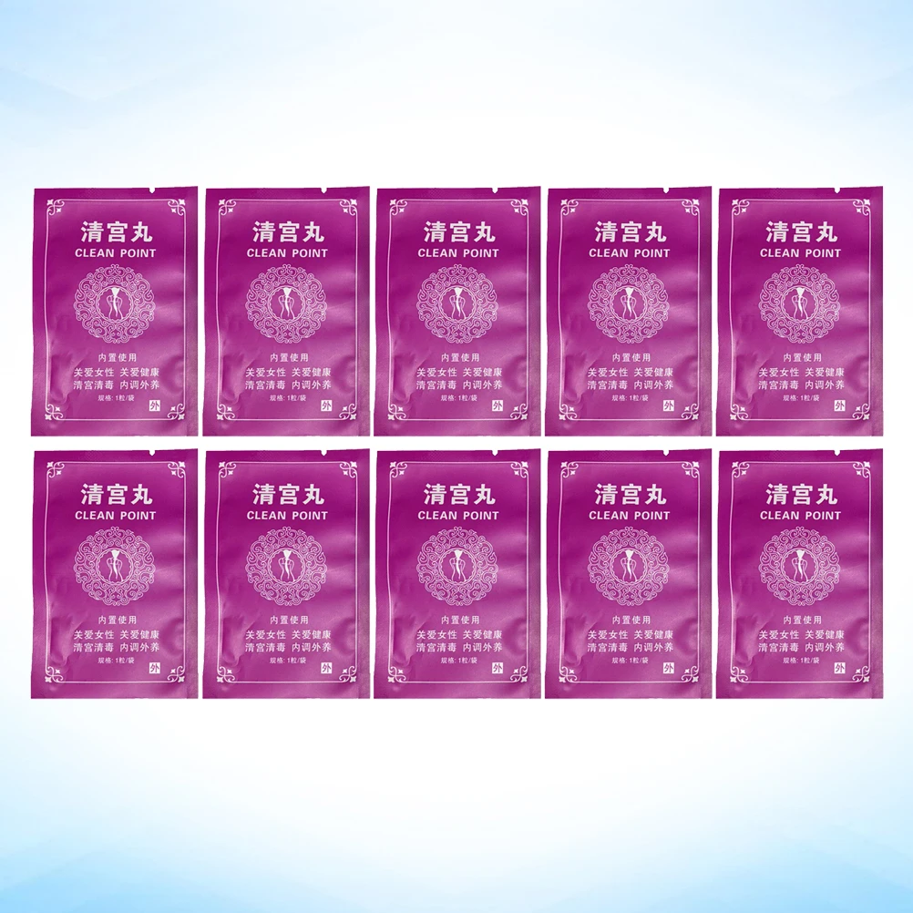 

10pcs Cleaning Pills Safe Woman Uterus Care Capsules Natural Ingredients Health Supporter Female Intimate Wellness Pill