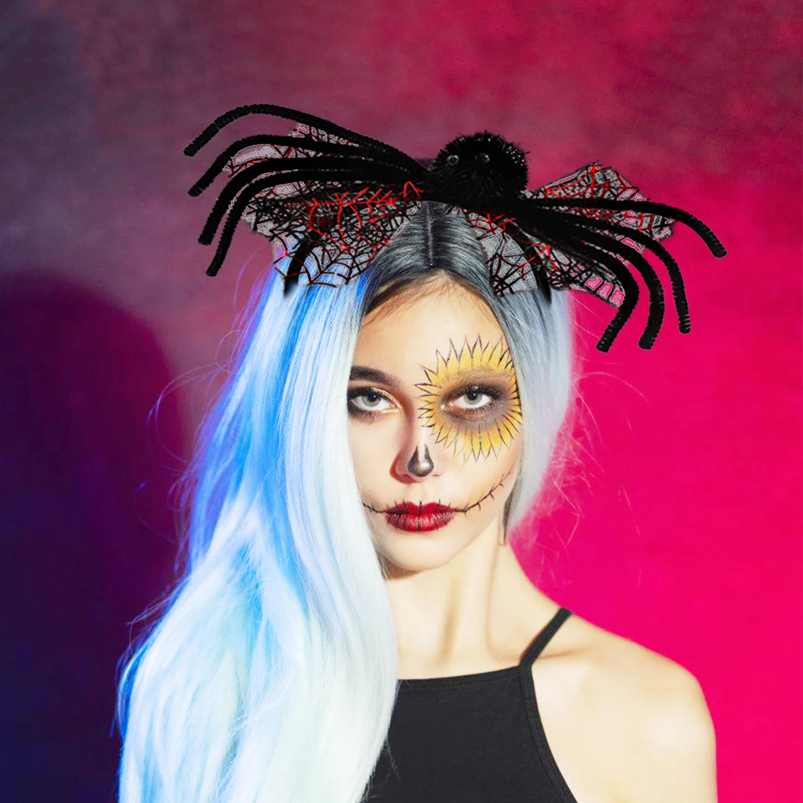 

1pcs Halloween Spider Headband 2023 Adult Costume Party Hair Accessories Cosplay Carnival Prop Decorative Headdress Lightweight