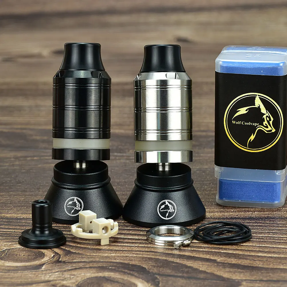 

Wolfcoolvape Cabeo Style DL / MTL RTA Rebuildable Tank Atomizer 316SS 5ml Single Coil 24mm RTA Atomizer TANK