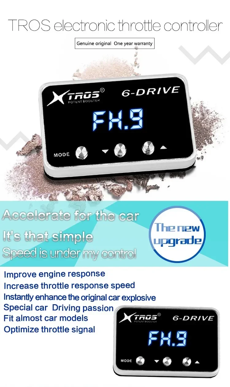 2025 رائجة البيع تسريع اكسسوارات السيارات وضع الوقود وحدة تحكم بدواسة الوقود الإلكترونية مناسبة ل ايسوزو DMAX 2012-2018 تحسين se