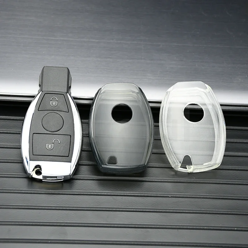 

Прозрачный корпус из ТПУ для Mercedes Benz W204 W221 W212 W205 W176 W463 A C E S Class GLS GLA GLK GLC CLS CLA Чехол для автомобильного ключа