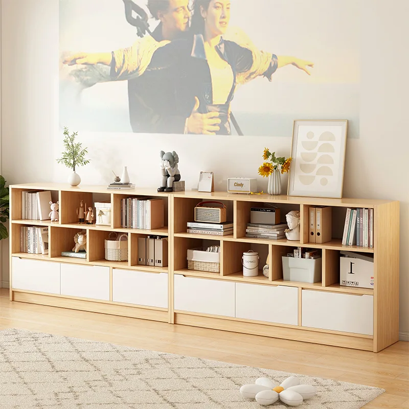 Floor-standing storage rack, storage cabinet, simple home use, living room and bedroom, wall-mounted cabinet