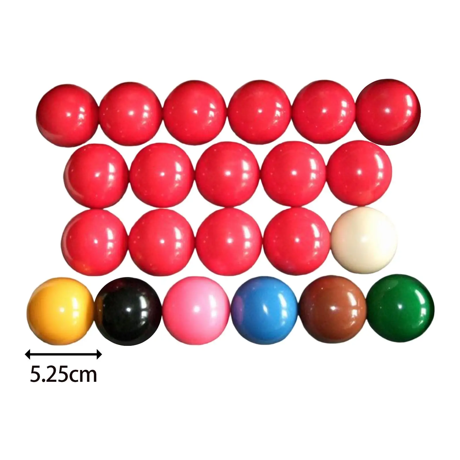 

Billiard Pool Balls Set Resin Snooker Balls Professional Full Game Kit for Training and Competition Table Use