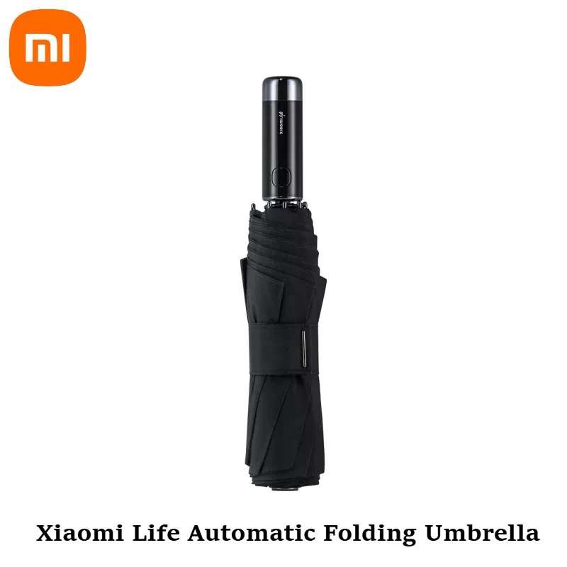 

Xiaomi Life Automatic Open Close Folding Umbrella Dual Use for Sunny and Rainy UV Protection Foldable Travel Sun Rain Umbrella