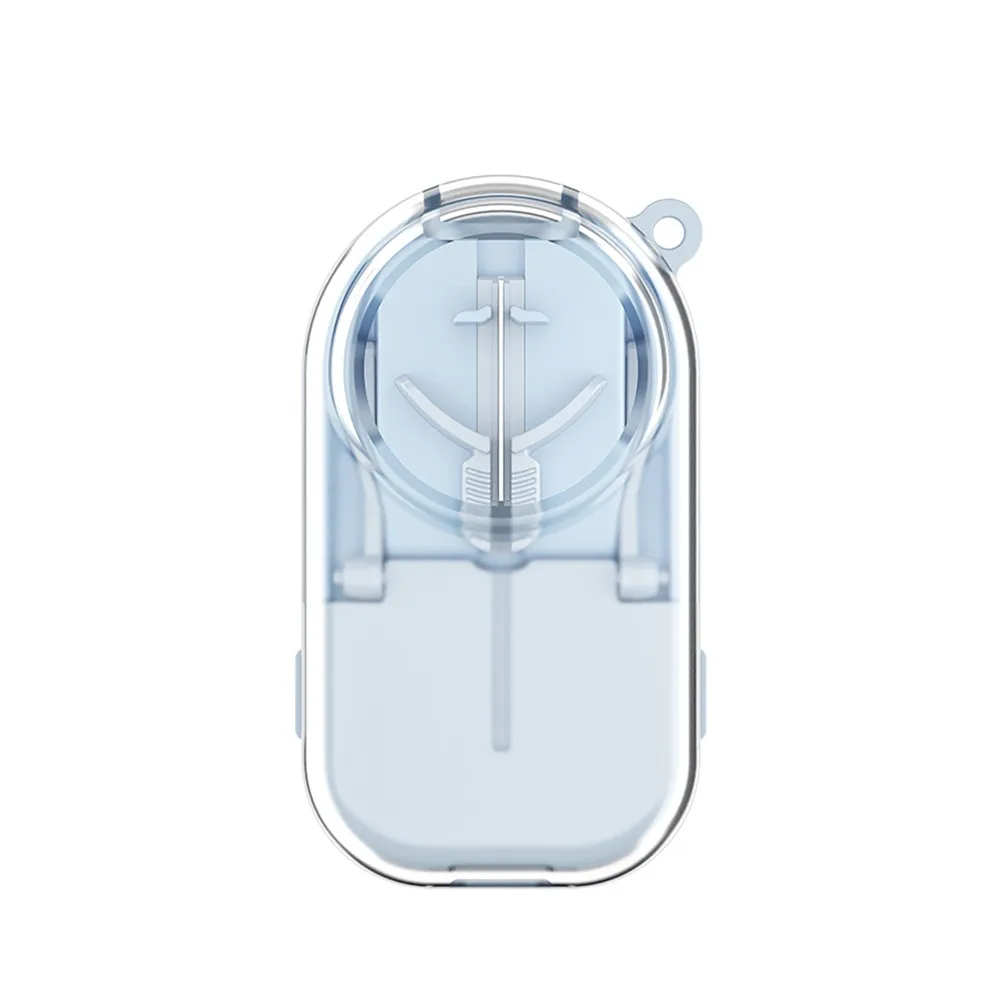 Portable Pill Cutter Storage Box Dustproof Precise Cutting Pill Divider Case with Magnifying Glass Moisture-proof