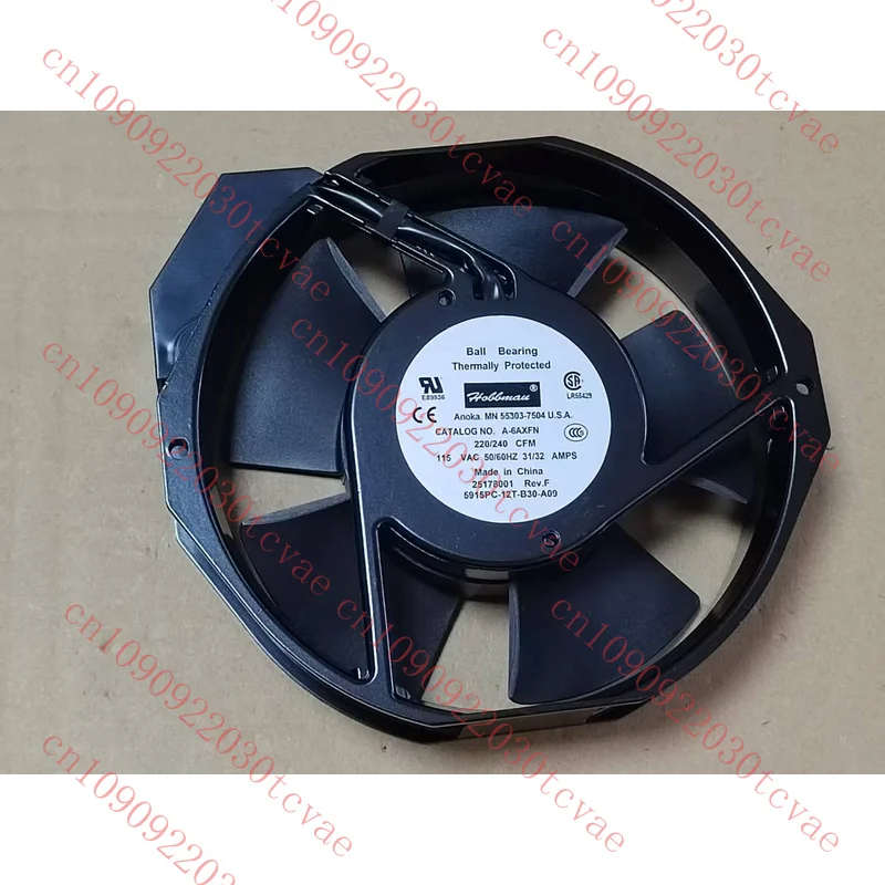 

For HOFFMAN A-6AXFN 5915PC-12T-B30-A09 115V 172*150*38mm COOLING FAN