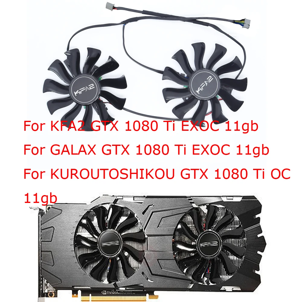 Video Cards Fan,VGA Graphics Cooler,For KFA2 Kuroutoshikou GTX