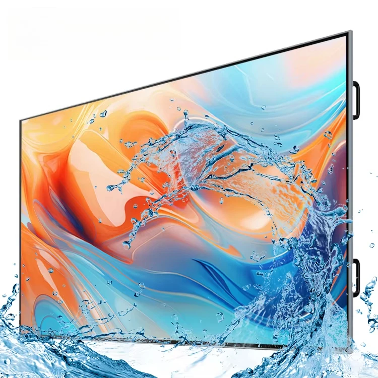 

Outdoor sunlight readable high brightness 65 75 86 inches 1000 nits 4K UHD LCD outdoor large smart TV waterproof