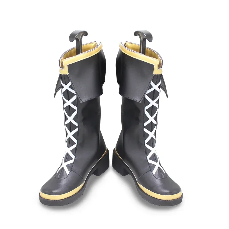 Game Pretty Derby Mejiro Cosplay Shoes Halloween Carnival Boots Cosplay Props Accessories PU Leather Shoes Custom Made view 4