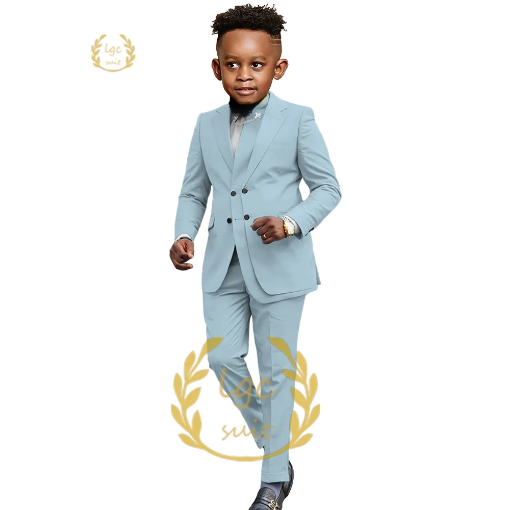 Boys suit 2 piece set (jacket and trousers) 3~16 years old fashionable jacket design custom wedding party dress tuxedo suit