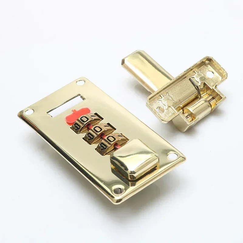 password lock zinc alloy Embedded password locking of leather Cosmetic case wooden box suitcase anti-theft Suitcase Accessories
