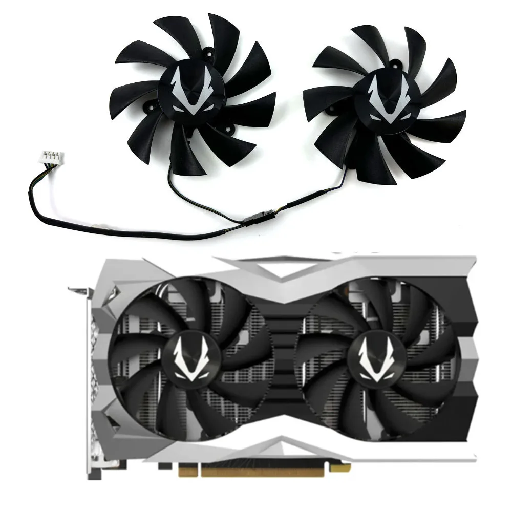 

New 87MM 4PIN GA92S2U GA92A2H DC 12V 0.46A GPU Fan for ZOTAC RTX 2060 SUPER OC White Edition Graphics Card