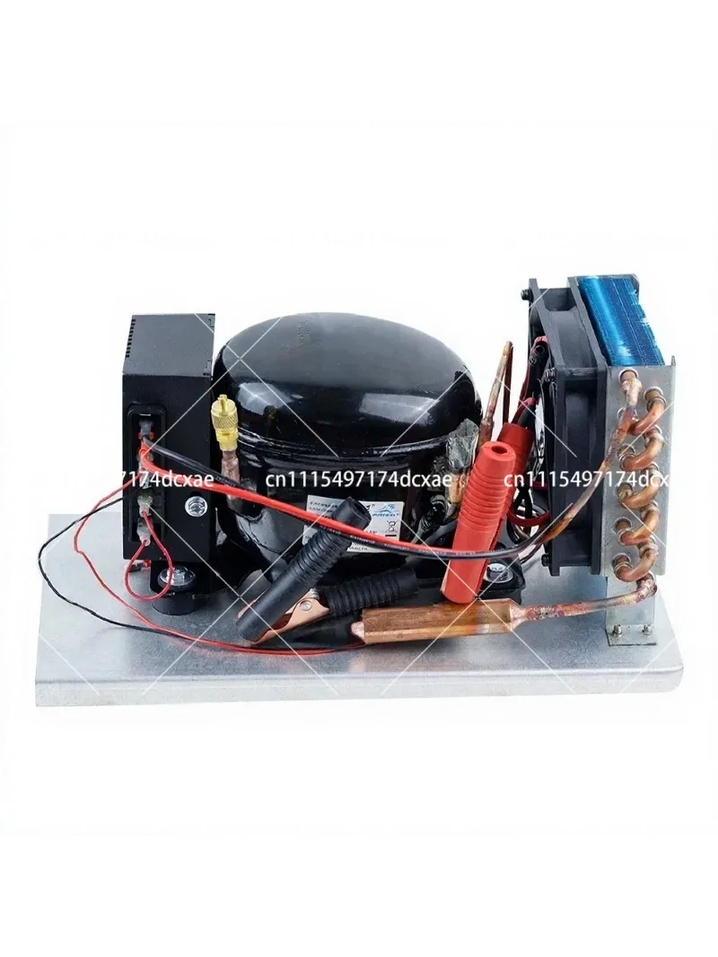 12V 24V Compressor Condenser Unit for Vehicle Refrigerator Solar Freezer Marine Air-Cooled Fridge