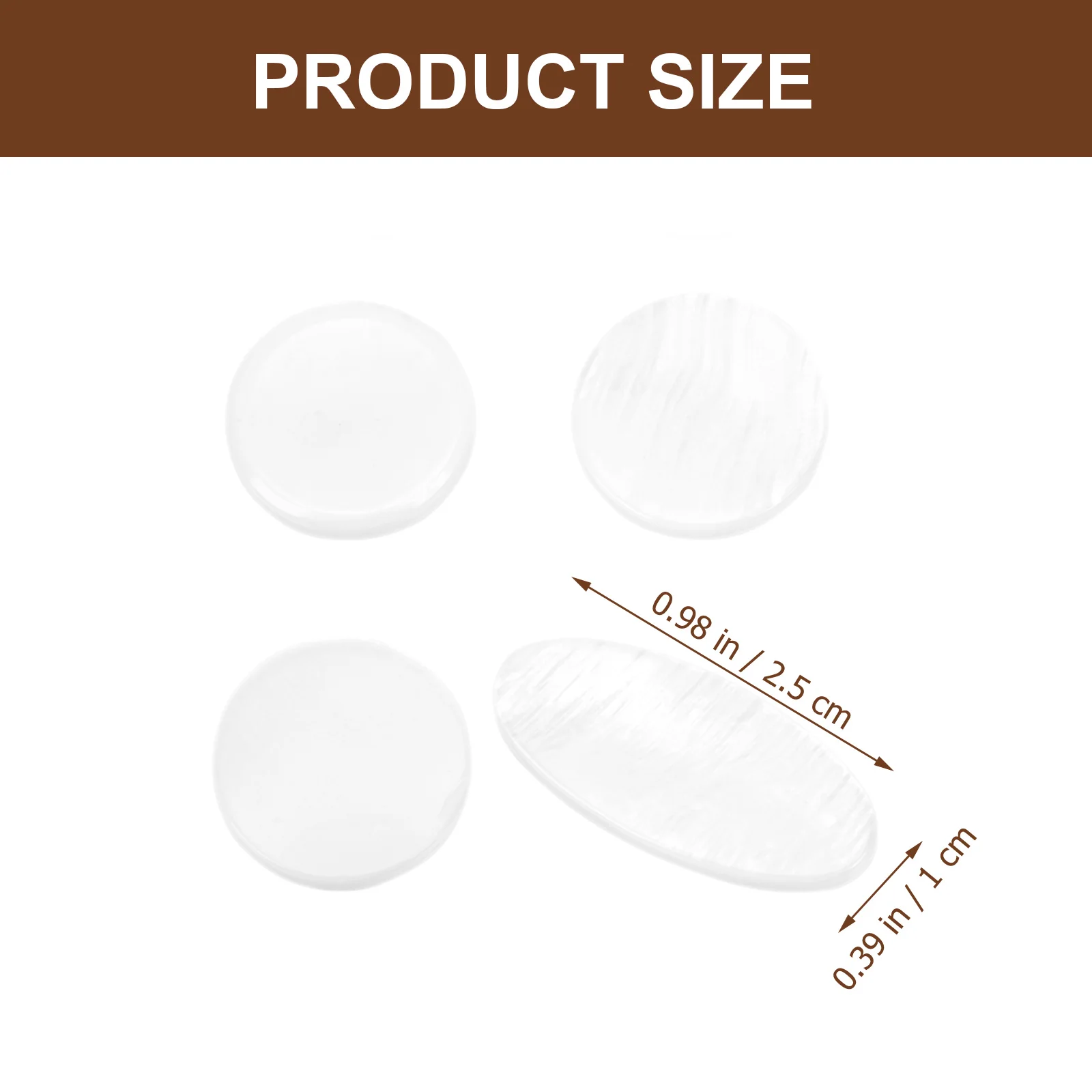 

9 Pcs Sax Button Soprano Accessories Key Buttons White Decor Saxophone Replacement