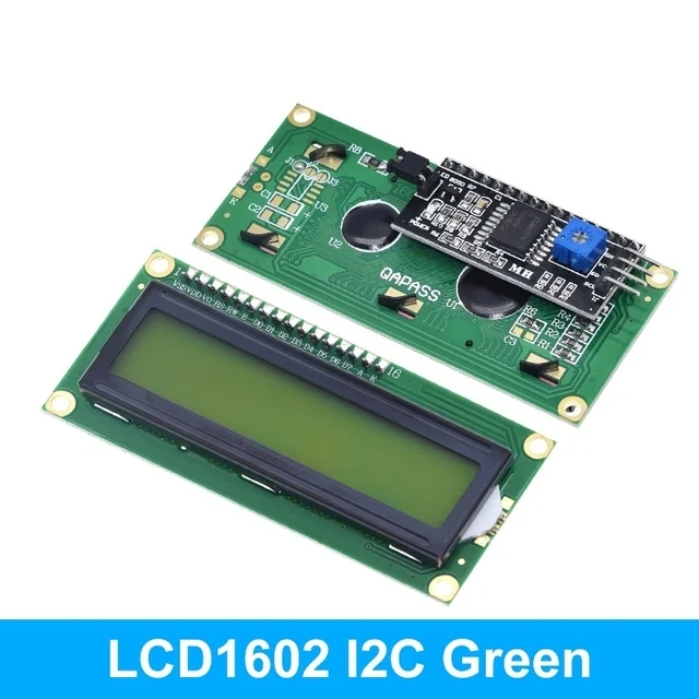 Módulo de Interface de Display LCD para Arduino, Tela Azul, Amarela, Verde, Caracteres 16x2, PCF8574T, PCF8574, IIC, I2C, 16, 5V