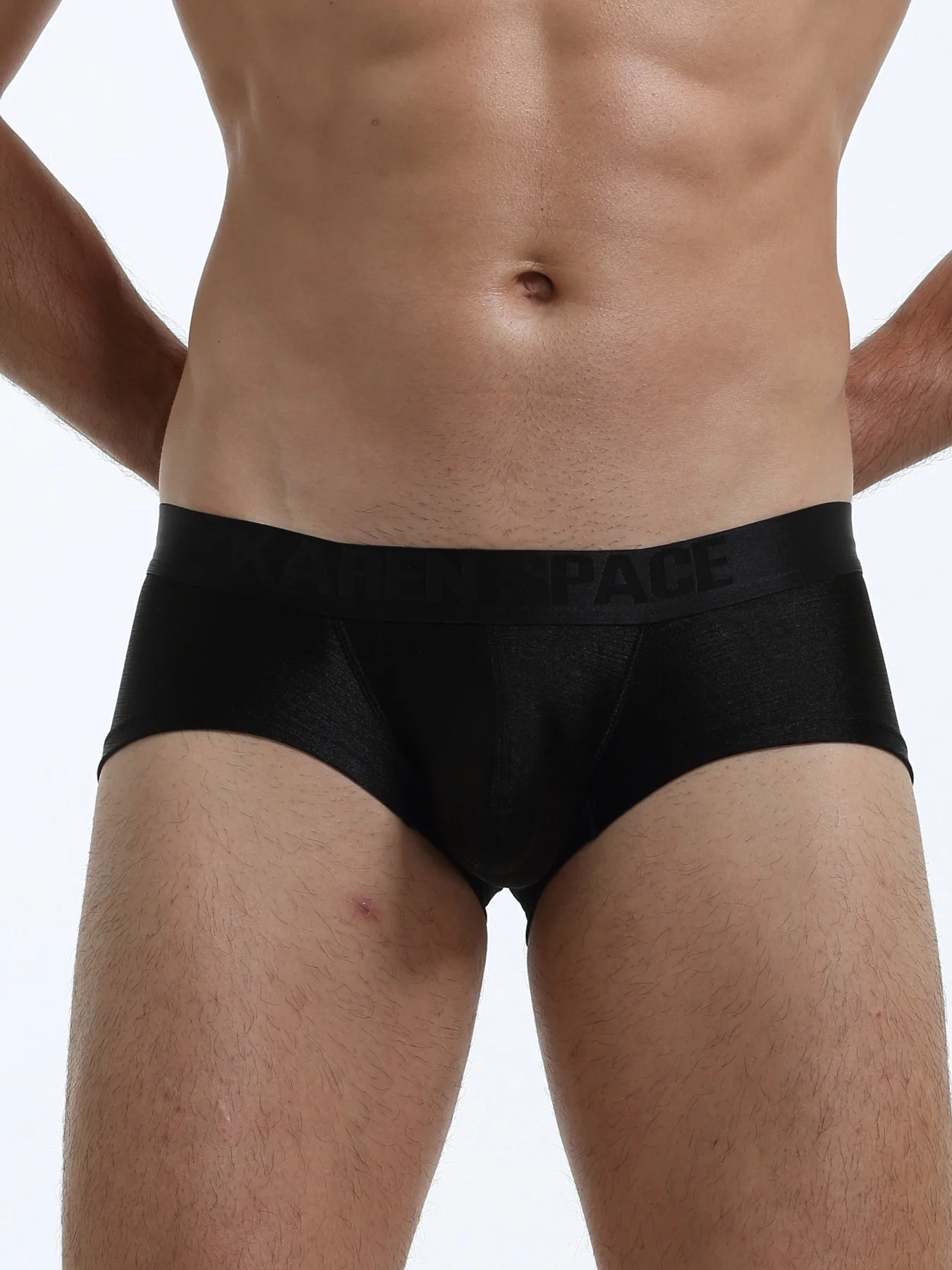 Ropa interior Sexy para hombre, calzoncillos tipo bóxer, bragas originales de seda helada, calzoncillos transpirables, ultrafinos, transparentes, divertidos, con descuento Gay, 3 uds.