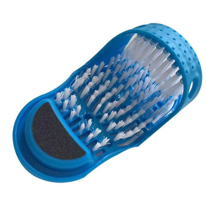 Plastic Remove Dead Skin Massage Slipper Foot Scrubber Bath Shoe with Brush Household Bathroom  Foot Cleaning Brush Slipper