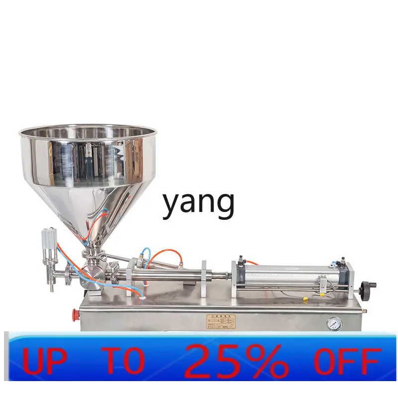 LTT Horizontal Pneumatic Paste Filling Machine, Cosmetic Essential Oil Honey Toothpaste Liquid Filling Machine