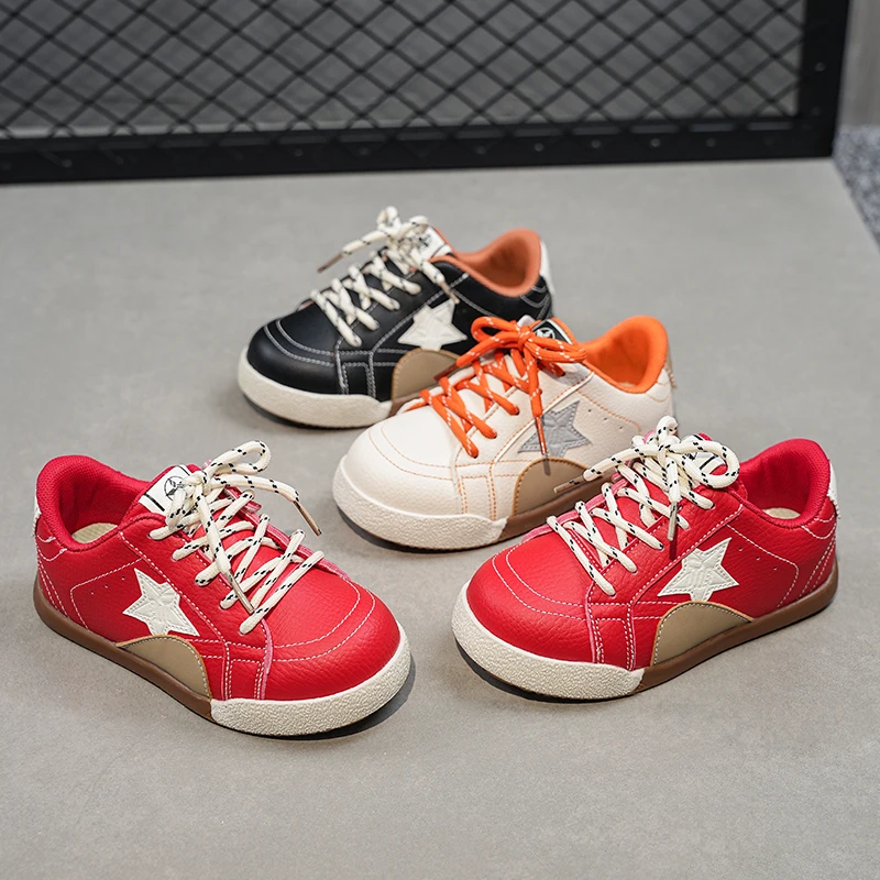 

Простые повседневные кроссовки на мягкой подошве для детей, весенние, на шнуровке, для мальчиков, классические, для спорта и повседневной носки, для девочек