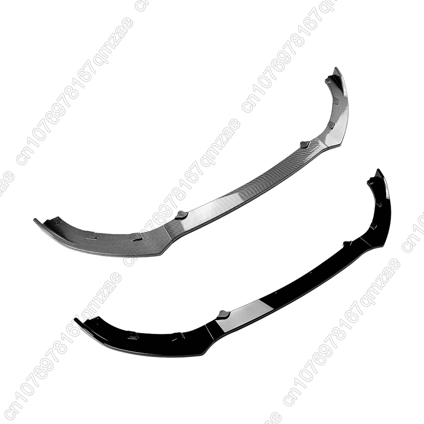 المصد الأمامي للسيارة لمازدا MX-5 MX5 Miata ND 2-Door 2016-2025 مجرفة شفة أمامية سبويلر تعديل خارجي أسود لامع مجموعات #5