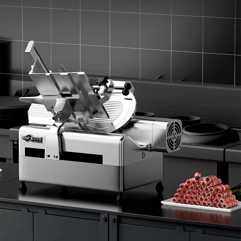 Vollautomatischer Slicer, kommerzieller Hot Pot, Restaurant, Hammel-Roll-Slicer, Rindfleisch-Roll-Slicer, Fleischschneider