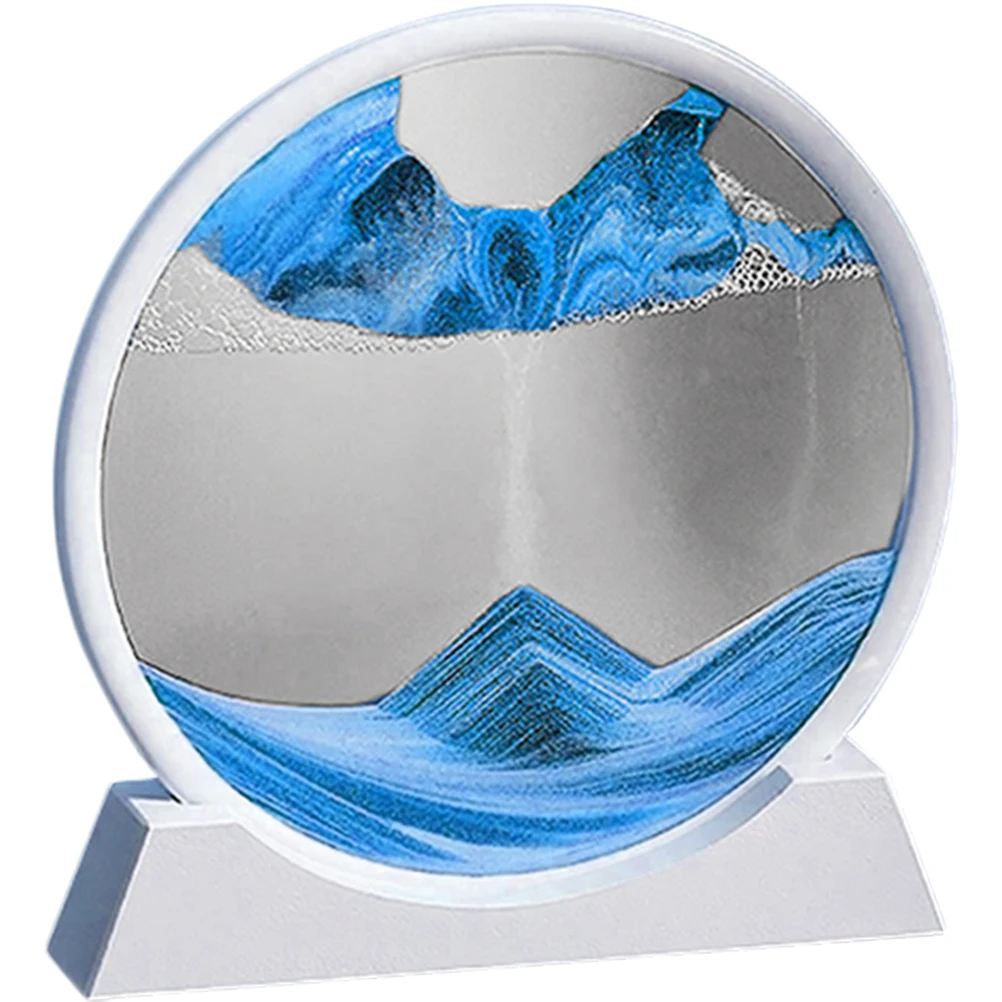 Moving Sand Art Picture Decor 3D Sand Painting Ornament for Home Office Desk Decoration Gift Desk Toy Office Decorations