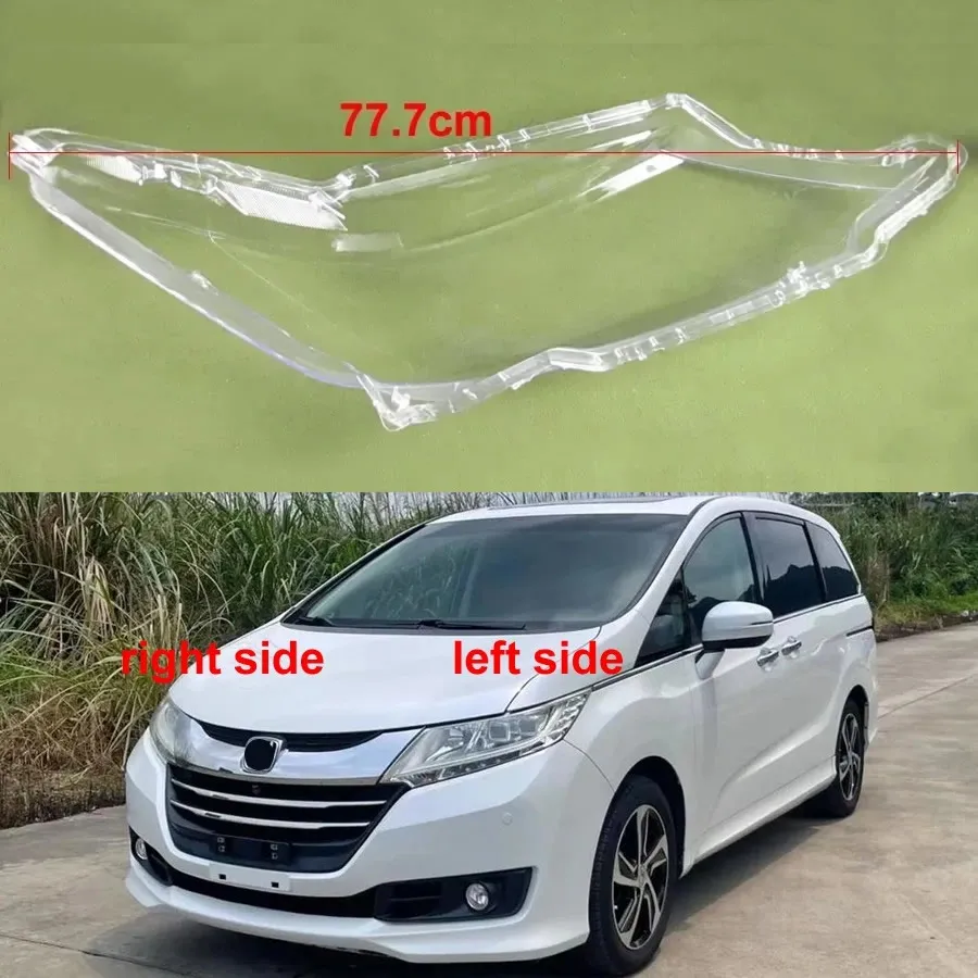 

For Honda Odyssey 2015 2016 2017 2018 2019 Transparent Mask Cover Lampshade Lamp Shade Lens Headlight Shell Plexiglass