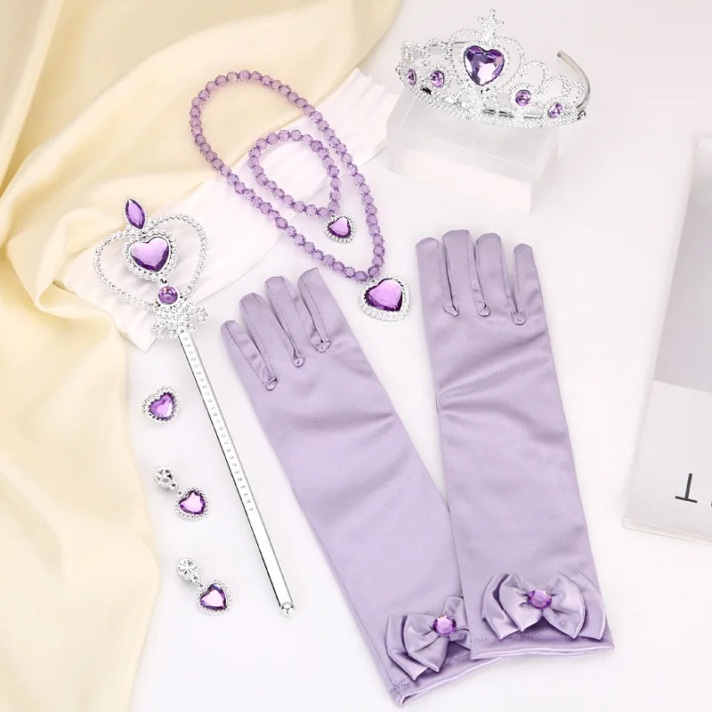 Ręcznie robione dzieci peruka księżniczka warkocz Cosplay księżniczka impreza z okazji Halloween akcesoria do kostiumów dziewczyny korony magiczna prezenty dla dzieci