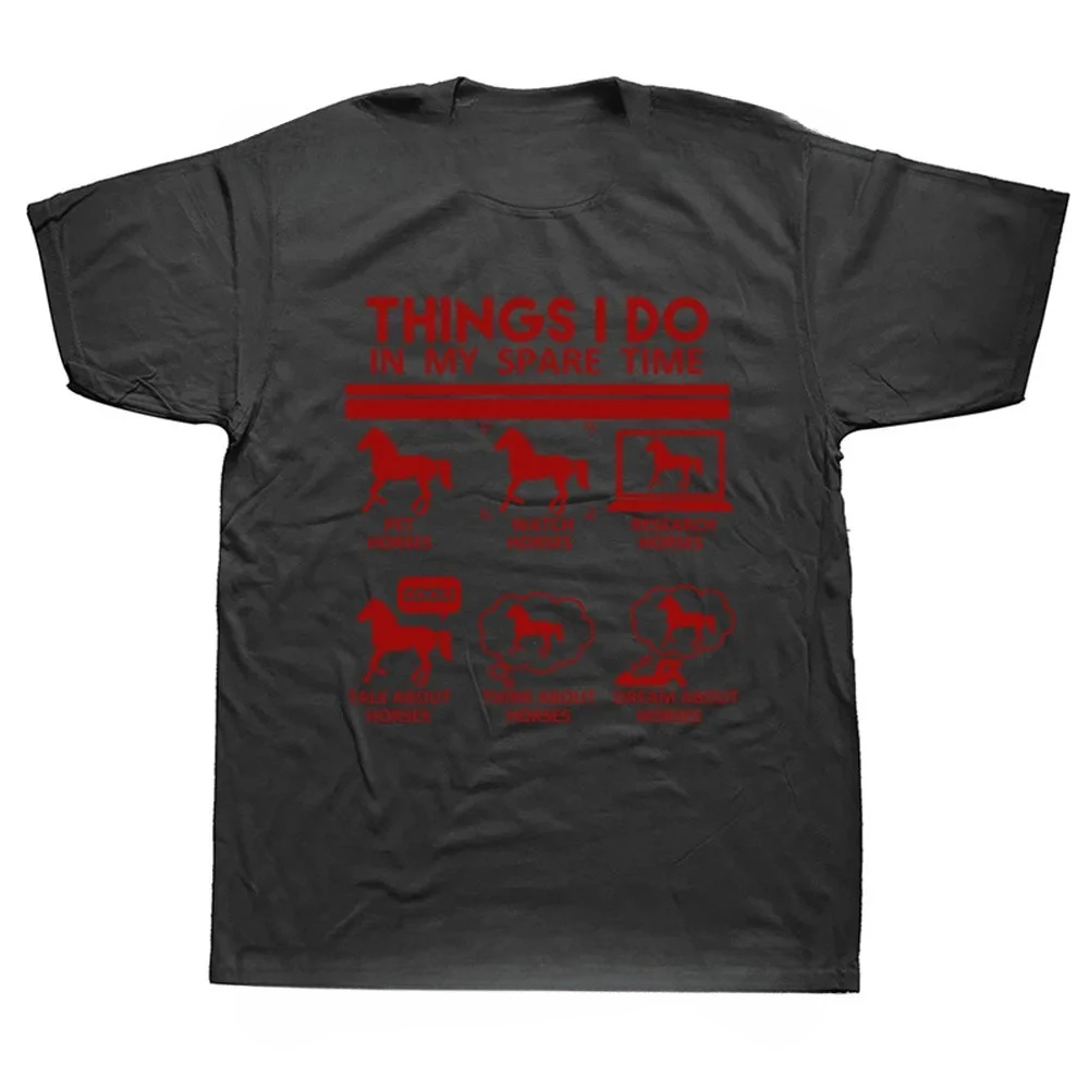 Short-sleeved Crew Neck T-shirt with Pictures of Funny Things I Do in My Free Time Harajuku Style.women Clothing Fashion Y2K Top