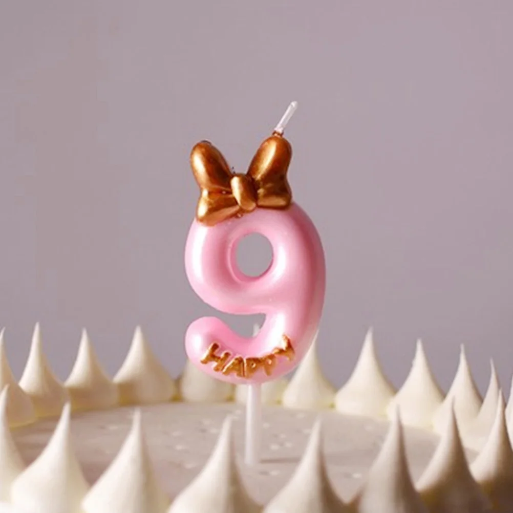 10 шт. для оформления торта на день рождения, цифровые свечи и топперы для торта