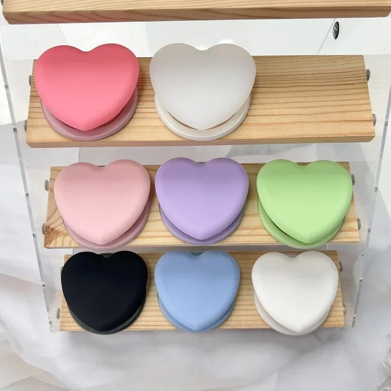 Heart Magnetic Phone Grip Stand P-Socket Pop GripTok Foldable MagSafe Cellphone Stand Holder MagSafe Ring Finger Expanding Stand