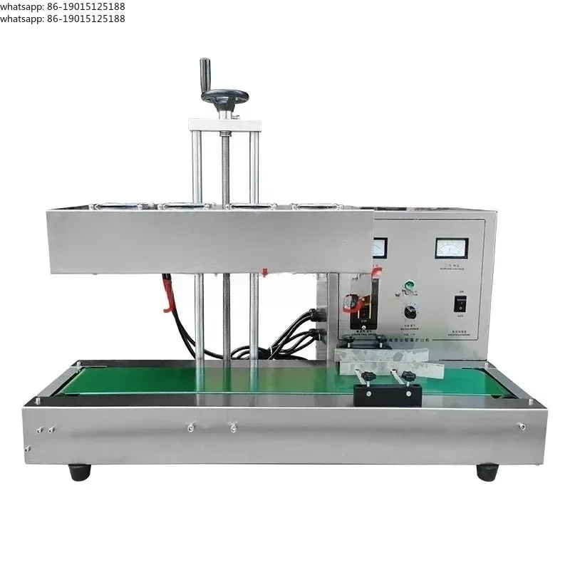 Fully automatic continuous electromagnetic induction sealing machine, aluminum foil bottle cap sealing machine, 220V