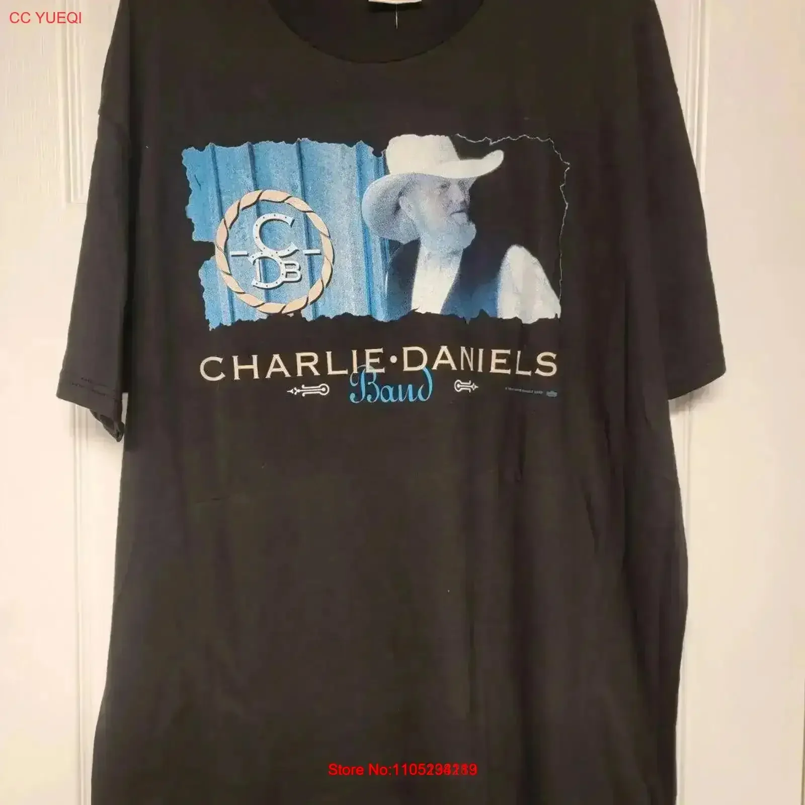 The Charlie Daniels Band Vintage Rock Country Winterland 1998 T Shirt Men's XL Washed Stylish Stretched graphic vintage Washed