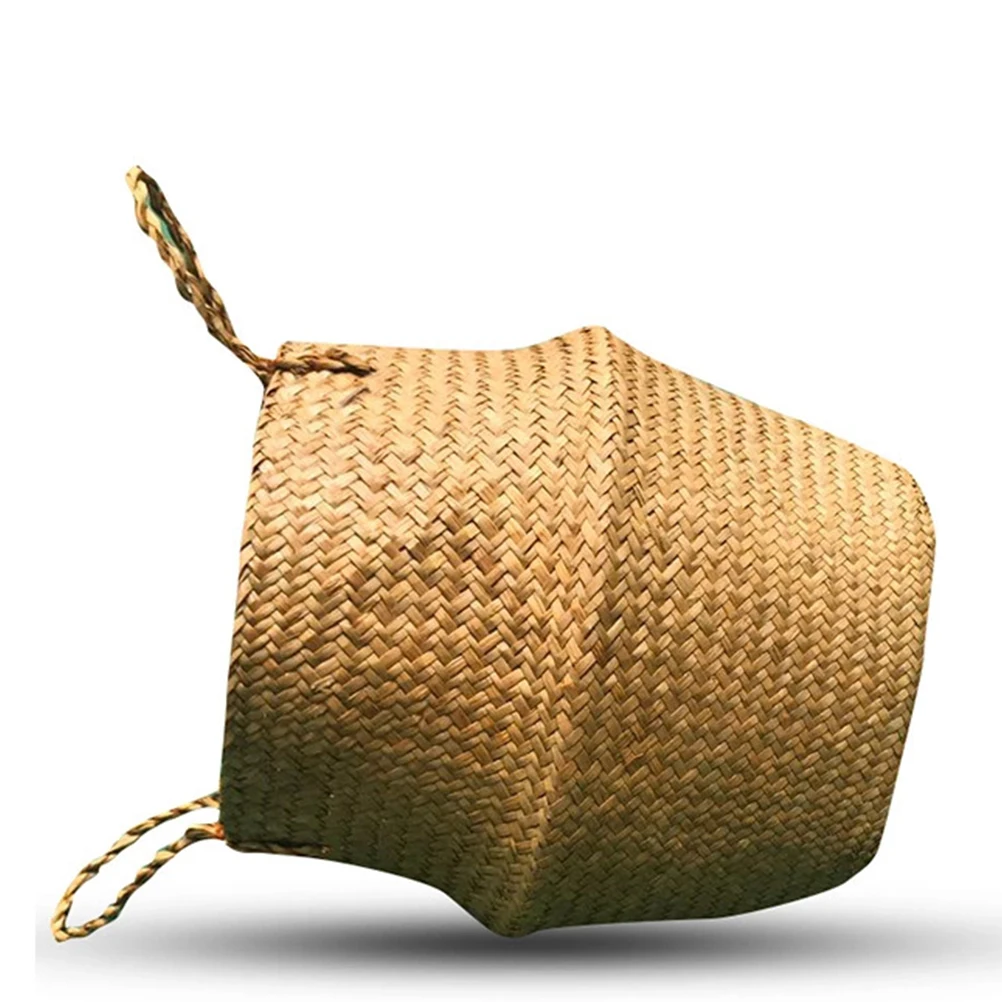

Straw Flower Basket for Party Home Decor Wedding Banquet Storage Romantic Elegant Woven Design Lightweight Fashionable Keepsake