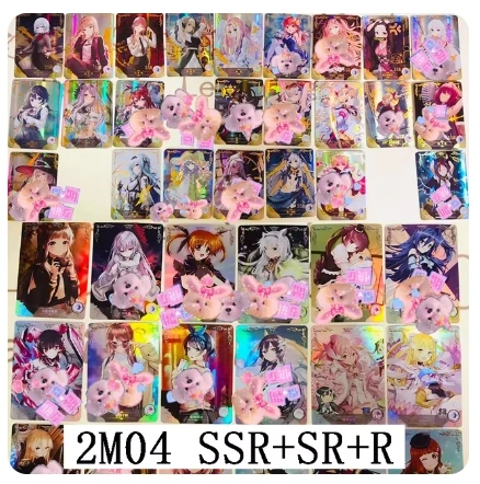 Pequena sapo deusa história 2m01-2m08 ssr sr r conjunto de cartas personagens anime cc kamado nezuko coleção cartões presentes de aniversário brinquedos