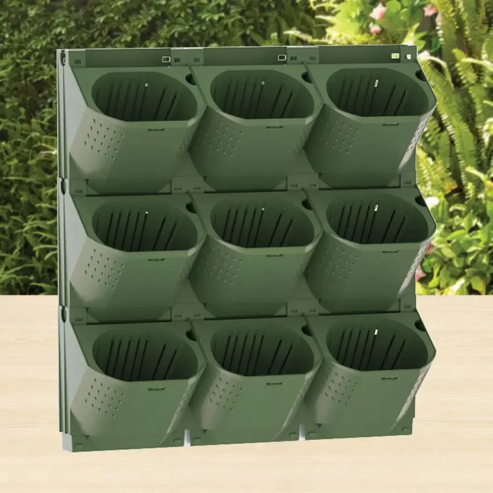 

Wall Hanging Pockets Planting Pot Flower Pot Waterproof Grow Bag Planter Nursery Pots Plant Pot Planters Garden Decoration