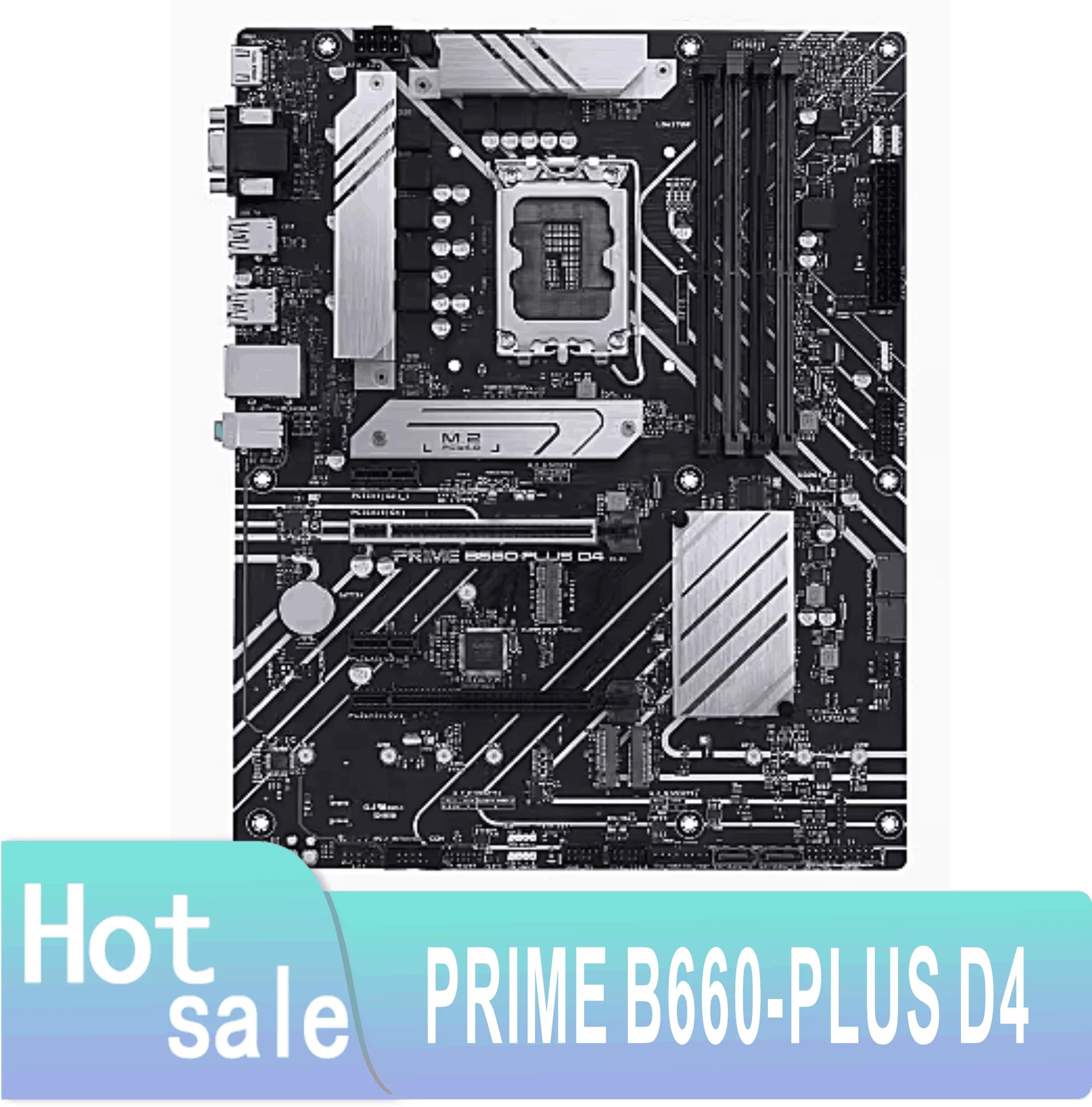 PRIME B660-PLUS D4 Original B660 DDR4 LGA 1700 Support 12400F 12400 i3 12100F