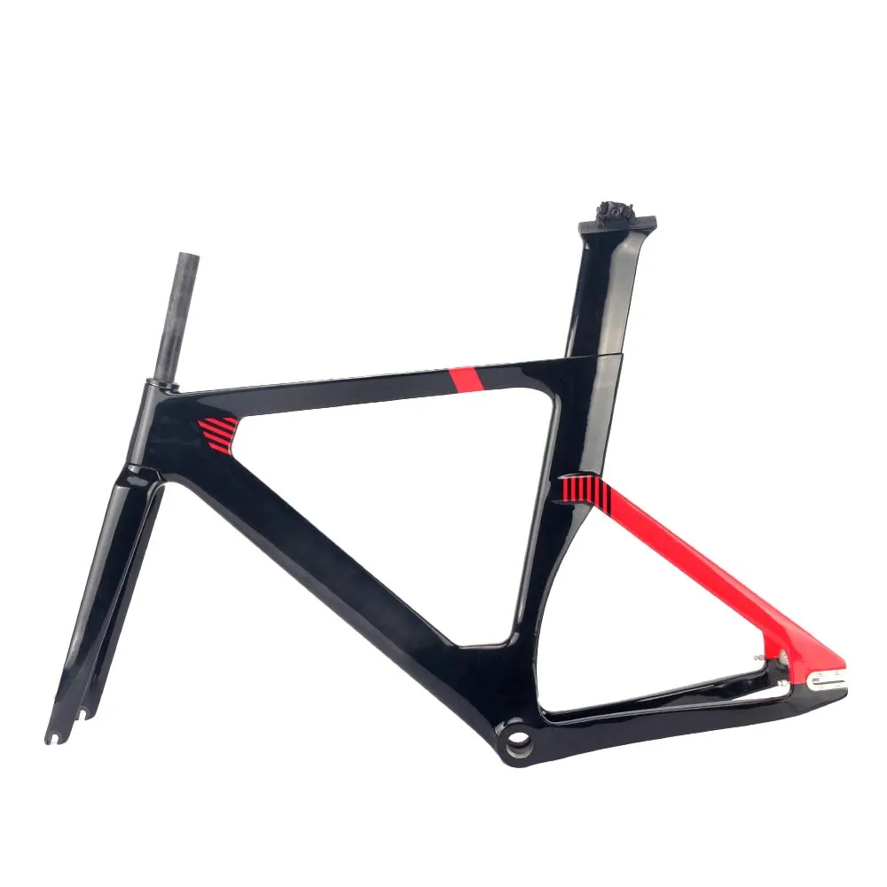 

Super Cheap Good Quality 700C with Quick Release 100*9mm Fixed Gear Bike Frameset Track Cycle Carbon Frame