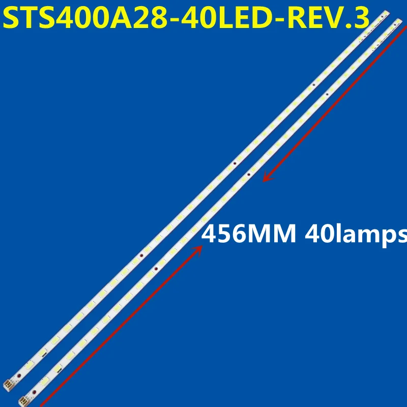 

10PCS 456MM LED Backlight Strip STS400A28-40LED-REV.3 KDL-40EX520 KDL-40EX720 KDL-40EX725 LTY400HF09