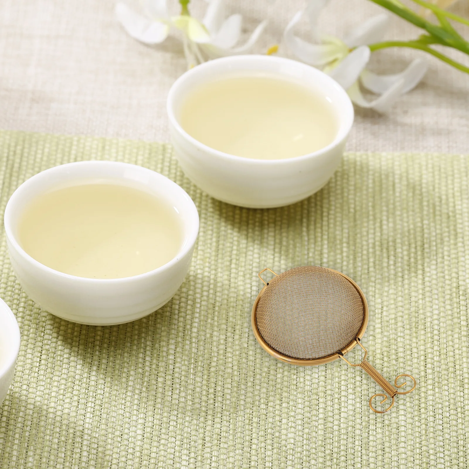 

Stainless Steel Tea Infuser Fine Mesh Reusable Long-Lasting Tea Strainer for Travel Loose Leaf Teapots Cups Mugs