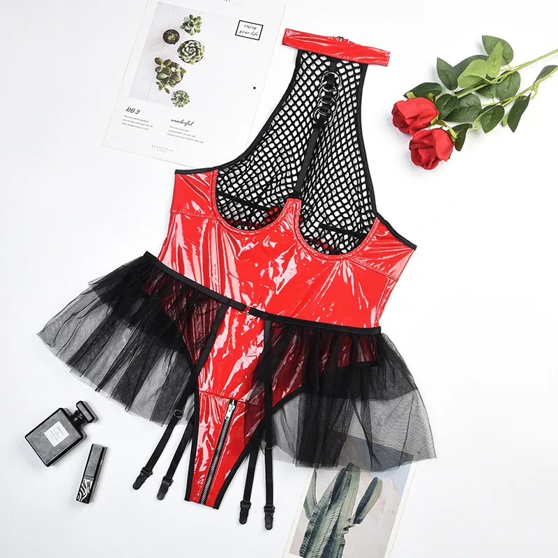 

2025 High-end Sexy Lace Black Silk Bunny Girl Set Q001
