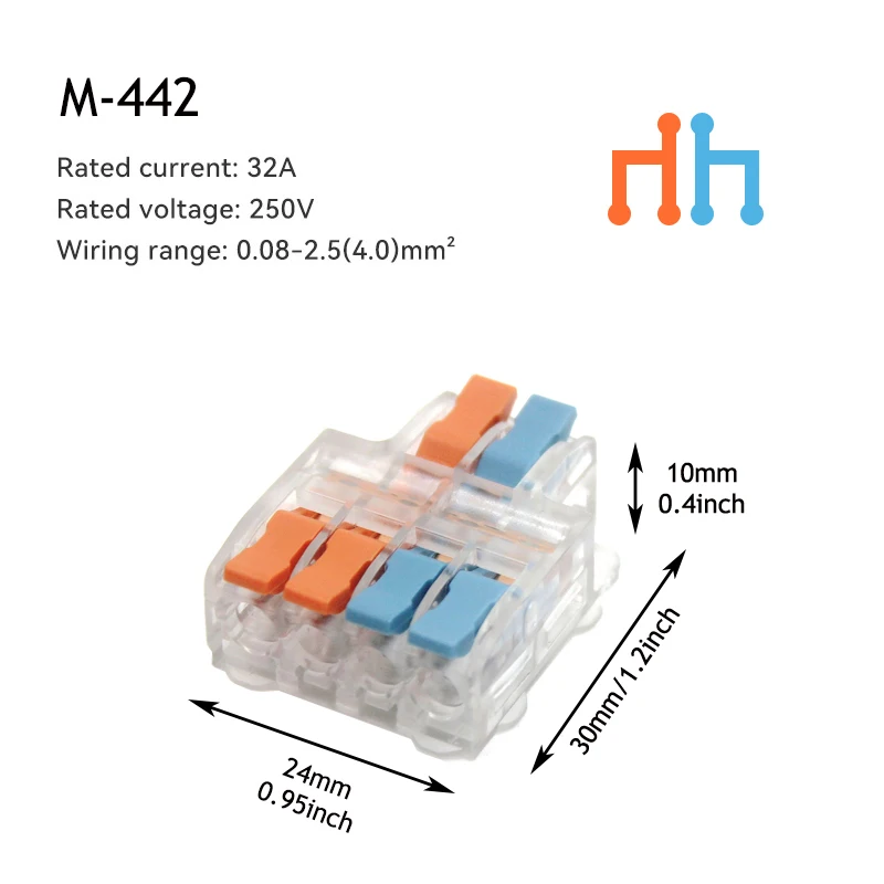 10/50 PCS Mini Snelle Bedrading Connectors Universele Compacte Hendel Crimp Splitter Elektrische Geleiders Push-in Thuis Klemmenblok