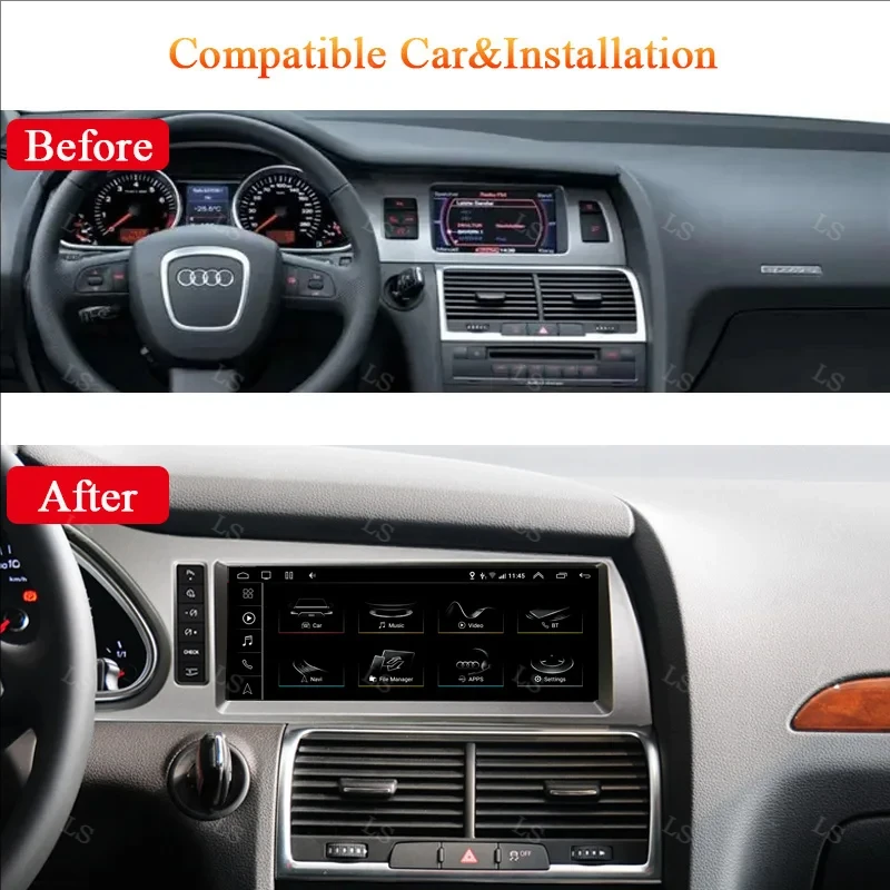 

Android Screen For Audi Q7 SQ7 4L 2005-2015 MMI GPS Car Radio Multimedia Player GPS CarPlay Audio Navigation Monitor Head Unit