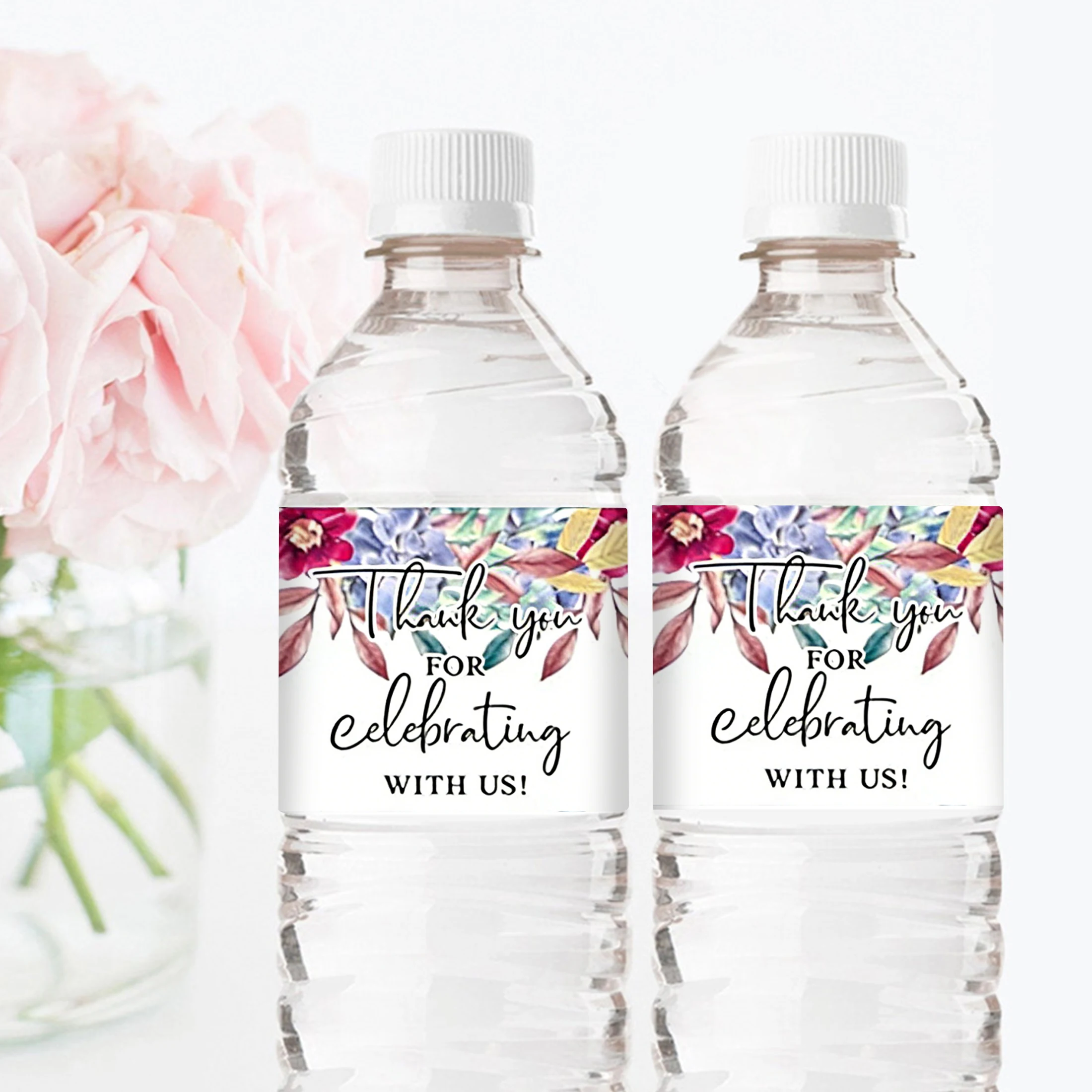 10pcs Water Bottle Labels Stic - Wedding Water Supply ulasan dan harga